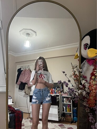 xs Beden topshop jean şort