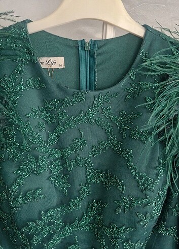 Bien life güpürlü tesettür abiye - Görsel 5