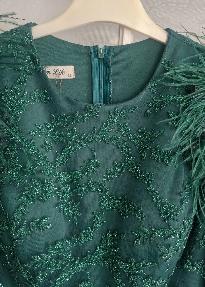 Bien life güpürlü tesettür abiye - Görsel 5