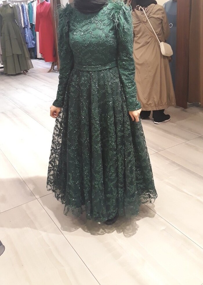 Bien life güpürlü tesettür abiye - Görsel 3