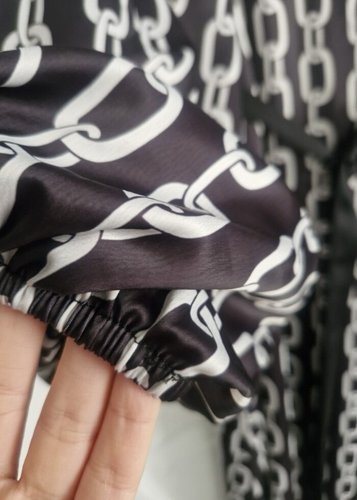 Saten elbise - Görsel 4