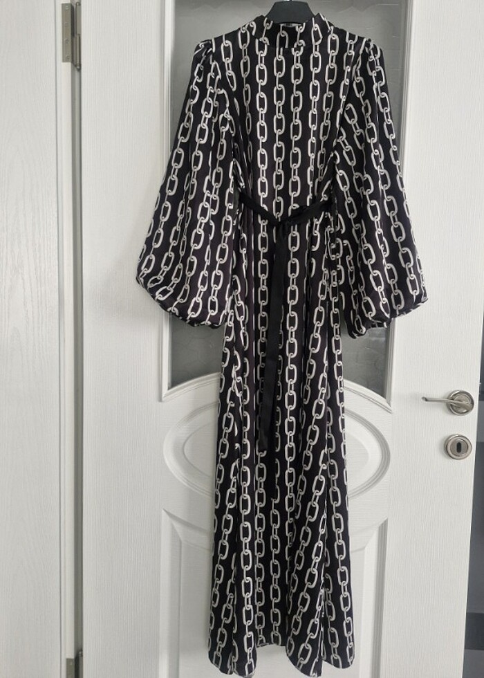 Saten elbise - Görsel 3