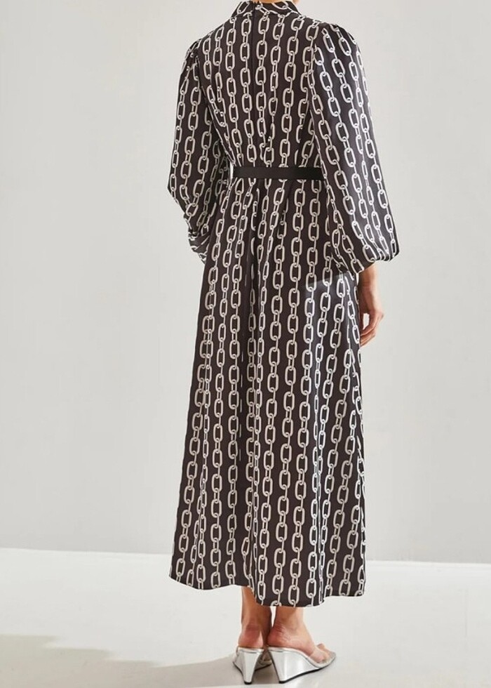 Saten elbise - Görsel 2