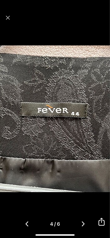 44 Beden siyah Renk FEVER MARKA İKİLİ TAKIM