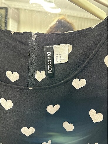 H&M Puantiyeli kısa Elbise