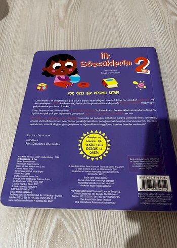 İlk Sözcüklerim 2 Yaş Çocuk Kitabı
