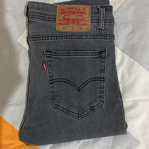 Levis Gri Skinny/Tapered Pantolon