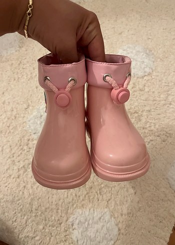 Kız Çocuk Pembe Lastik Botlar İgor