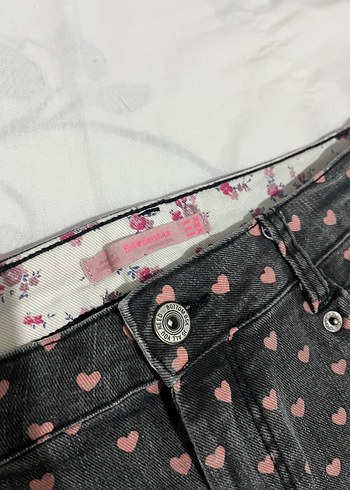 Bershka Bershka Kalpli Desenli Şort