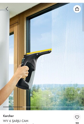 Beden KARCHER cam temizleme makinesi