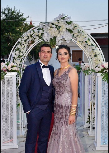 Lavanta Rengi El işçiliği İthal Abiye - Görsel 6