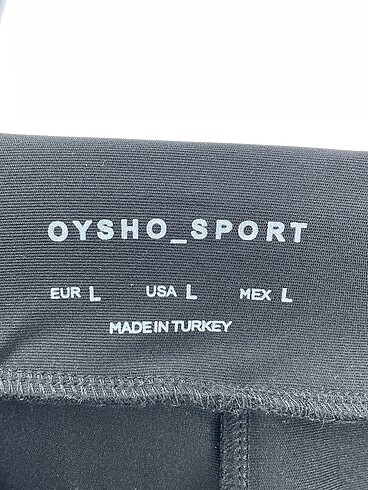 l Beden siyah Renk Oysho Tayt / Spor taytı %70 İndirimli.