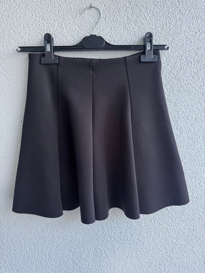 Siyah Pilili Mini Etek - Görsel 3