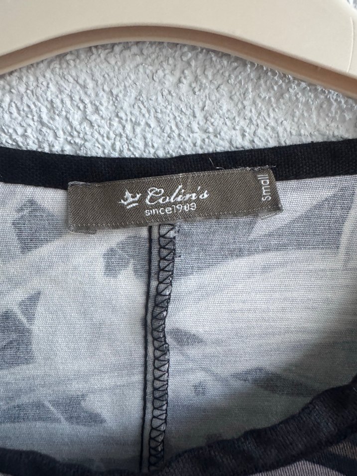 Drapeli Desenli Kolsuz Mini Kalem Elbise - Görsel 3