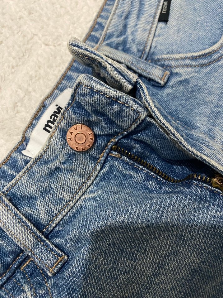 Sokak Stili Fitilli Mini Denim Şort - Görsel 4