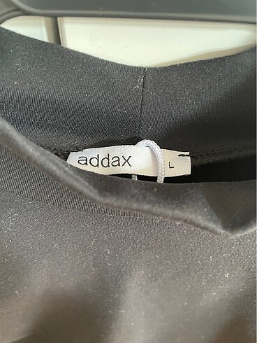 l Beden Addax - Siyah Crop Top