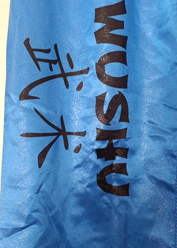 Diğer Mavi Saten Salaş Midi boks Pantolonu