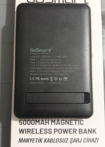 MAGSAFE KABLOSUZ POWERBANK 5000 MAH - Görsel 9