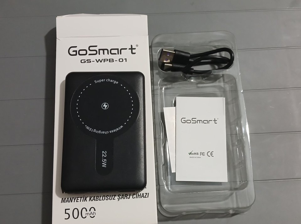 MAGSAFE KABLOSUZ POWERBANK 5000 MAH - Görsel 4