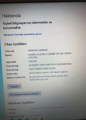 Lenovo Laptop INTEL İ5 ÇANTALI - Görsel 5