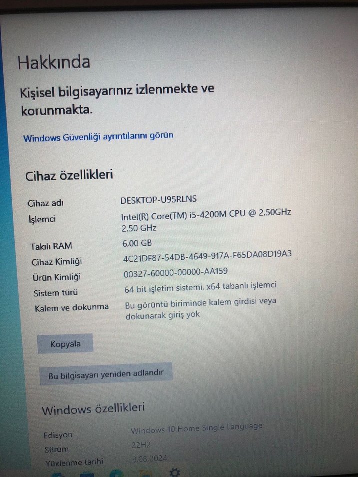 Lenovo Laptop INTEL İ5 ÇANTALI - Görsel 5