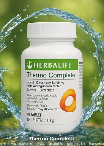 l Beden Herbalife Thermo Complete Takviye Edici Gıda 90 Tablet