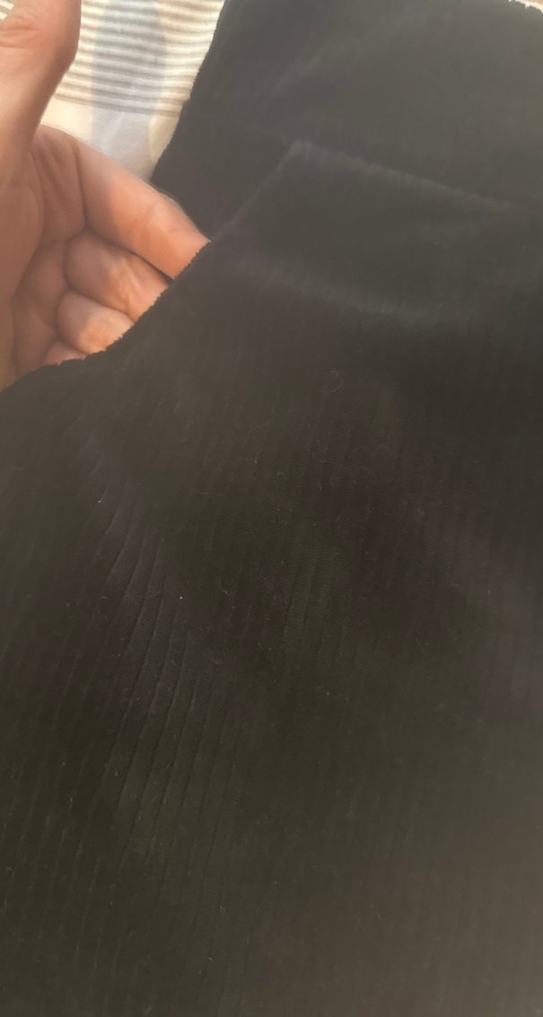 Siyah Mini Etek Kadın kadife - Görsel 3