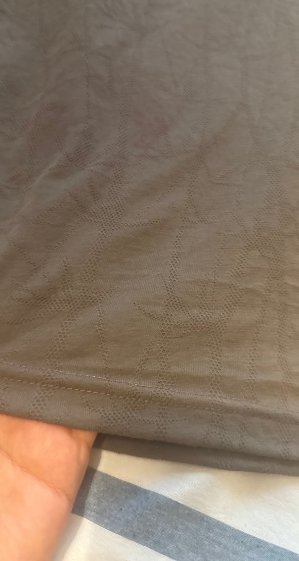 Uzun Kollu Kahverengi kadın penye Gömlek - Görsel 2