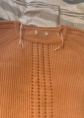 Kadın somon  Örgü Bohem Kazak - Görsel 2