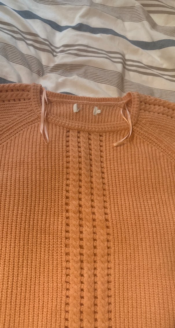 Kadın somon  Örgü Bohem Kazak - Görsel 2