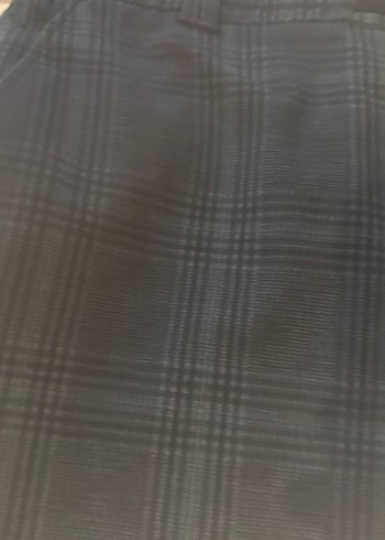 Lacivert Beli Bağcıklı Midi Kadın Etek - Görsel 2