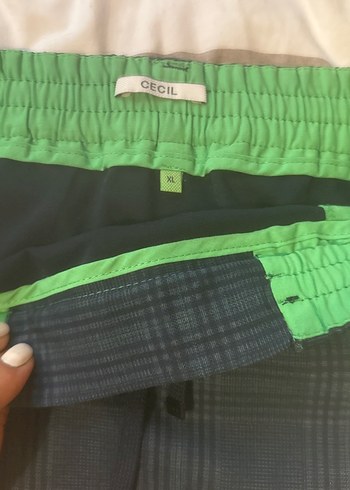 Lacivert Beli Bağcıklı Midi Kadın Etek - Görsel 3