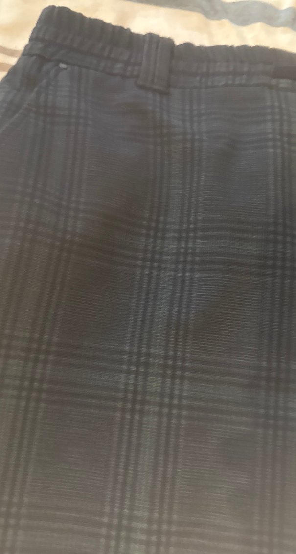 Lacivert Beli Bağcıklı Midi Kadın Etek - Görsel 2