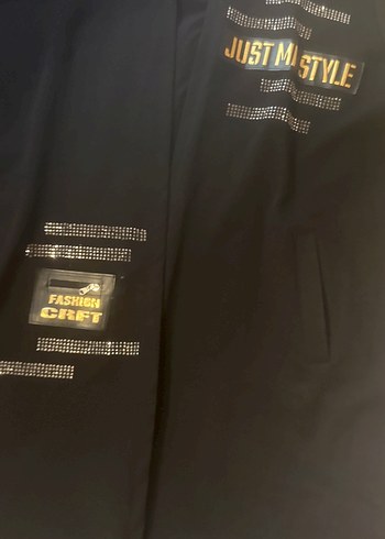 Siyah Fermuarlı Erkek Streetwear Ceket - Görsel 3