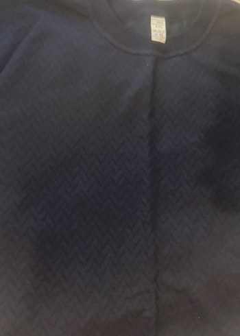 Siyah Erkek Keten Sweatshirt - Görsel 2