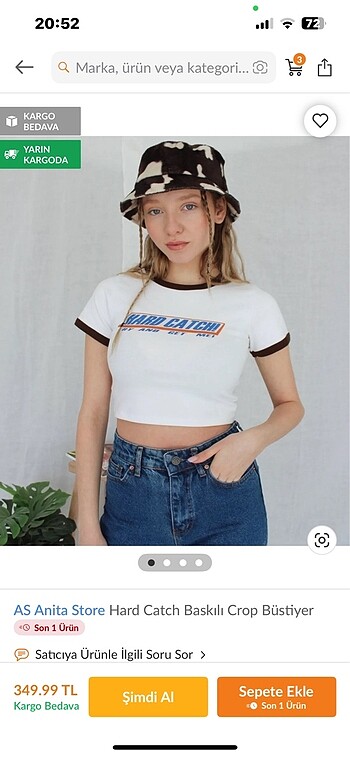 Kadın üst crop