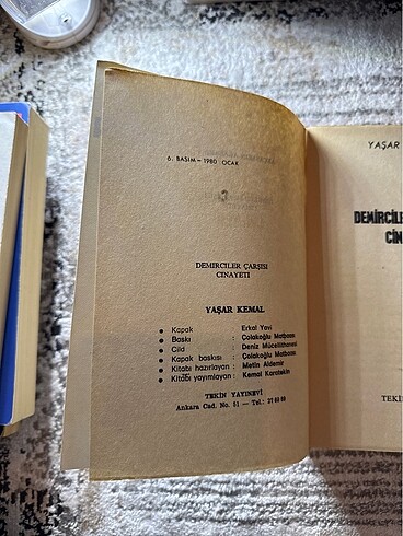  Beden Yaşar Kemal Demirciler Çarşısı Cinayeti
