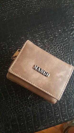 mango taba rengi cüzdan