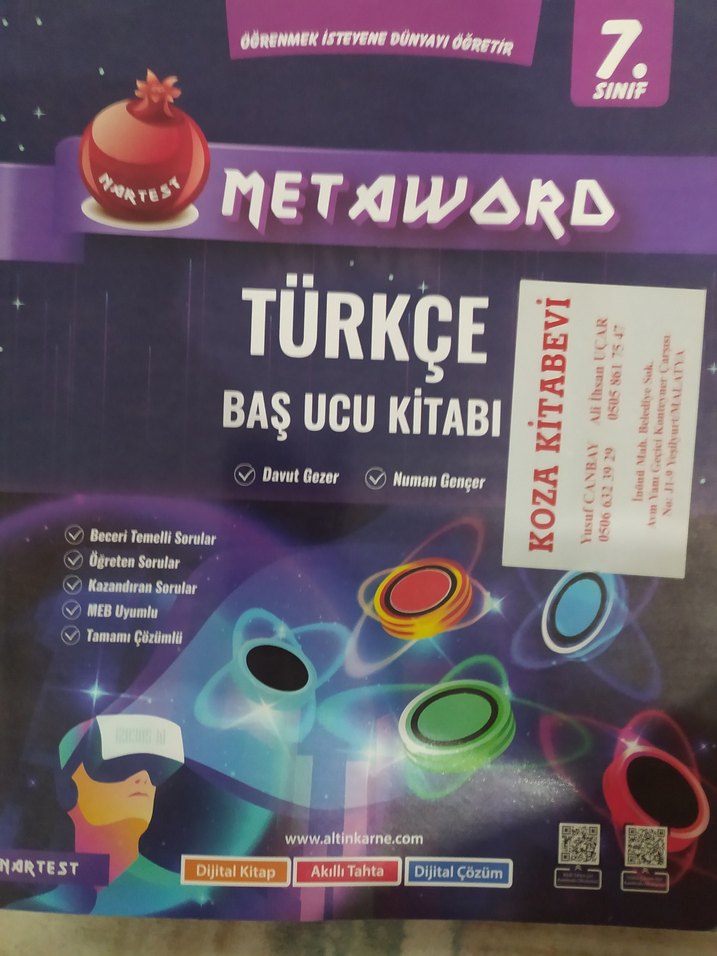 7. Sınıf Türkçe Başucu Kitabı Metxword - Görsel 2
