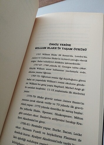 William Blake Seçme Şiirler