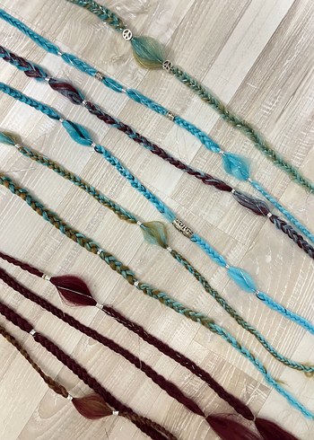 Renkli Bohem rasta örgüler - Görsel 4