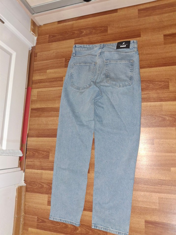 Mavi denim buz mavisi jean - Görsel 2