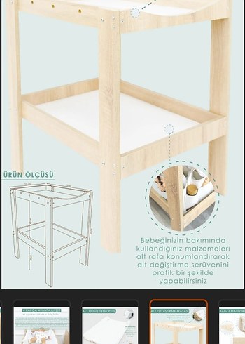 Bej 3 Parça Bebek Bakım Seti - Görsel 5