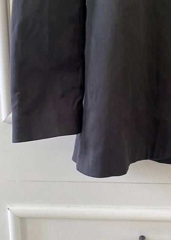 Batik Kadın Siyah Düğmeli Midi Blazer Ceket