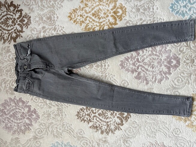s Beden Gri Dar Jeans