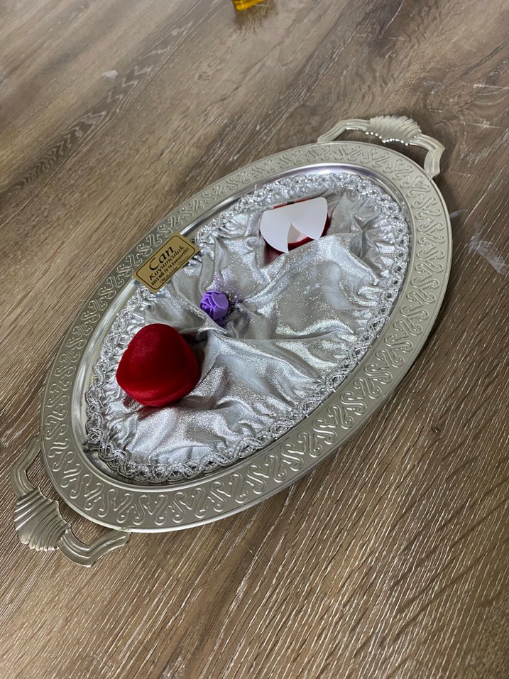 Dantel İşlemeli Beyaz Parlak Gelin Broşu - Görsel 2