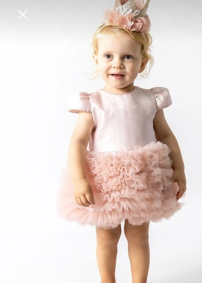 Kız çocuk 1 yaş doğum günü elbisesi - Görsel 4