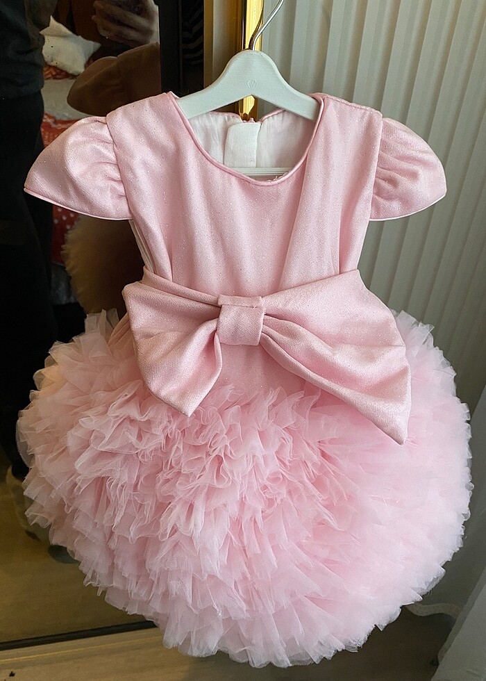 Kız çocuk 1 yaş doğum günü elbisesi - Görsel 5