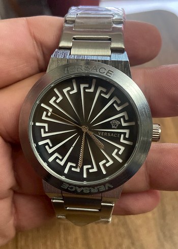 Versace Siyah Yunan Anahtari Saat