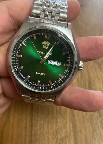 Versace Yesil Kadranli Metal Bilezikli Saat